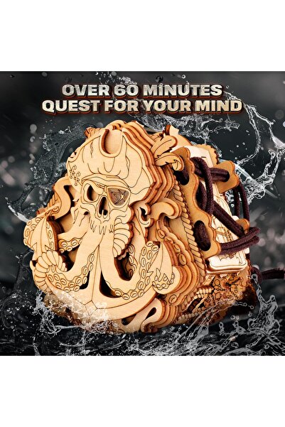 esc welt Blackbeard's Compass Puzzle Box - Escape Room in a Box - Brain Sports Task - 3D Escape Game