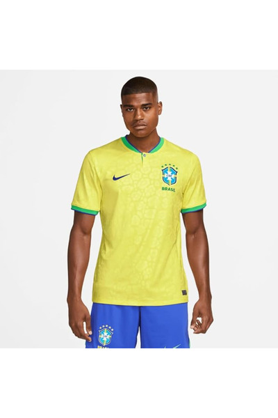 Generic قميص كرة القدم للرجال من البرازيل 2022/23 - طقم أساسي وخارجي، بأكمام قصيرة، قماش قابل للتهوية