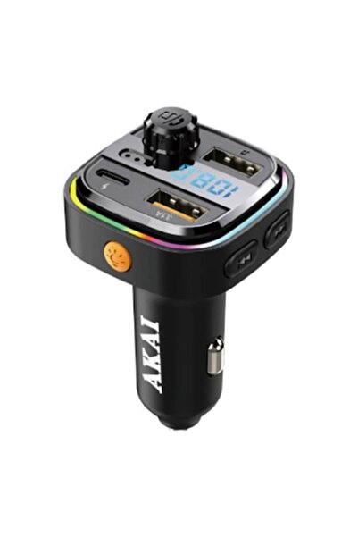 AKAI Modulator FM cu Bluetooth si functie de incarcare