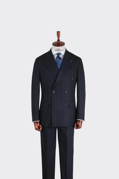 Kadir Büyükkaya Erkek Kruvaze Takım Elbise-KAB1228S