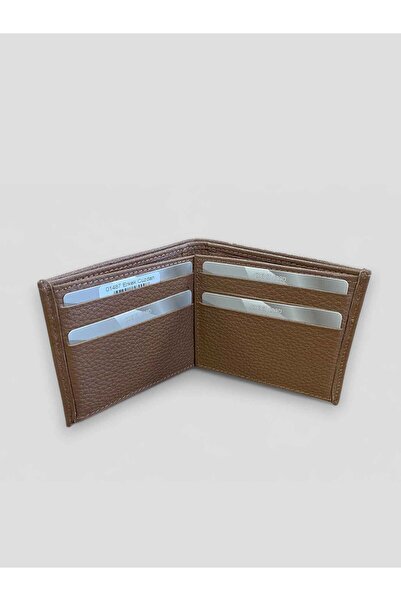 BY NAPPA Men's Genuine Leather Wallet 01487 Taba