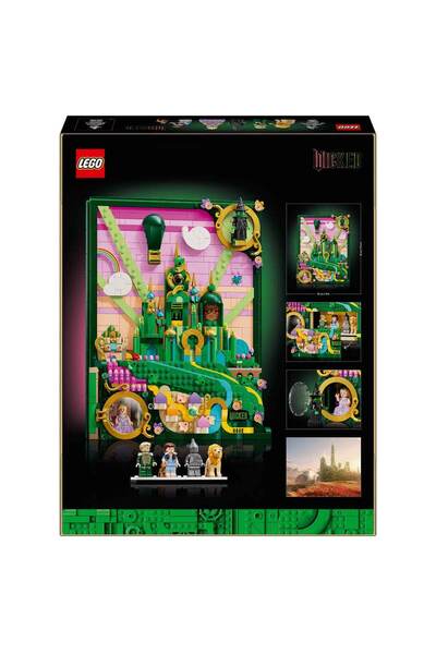LEGO Wicked Emerald City Duvar Tablosu 75685 - Yetişkinler için Dekoratif Model Yapım Seti (1518