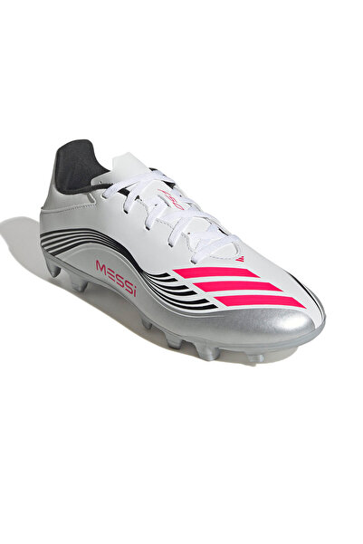 adidas F50 Messi Club Fg/Mg Men's Multi-Turf Soccer Shoes Jp7443 White
