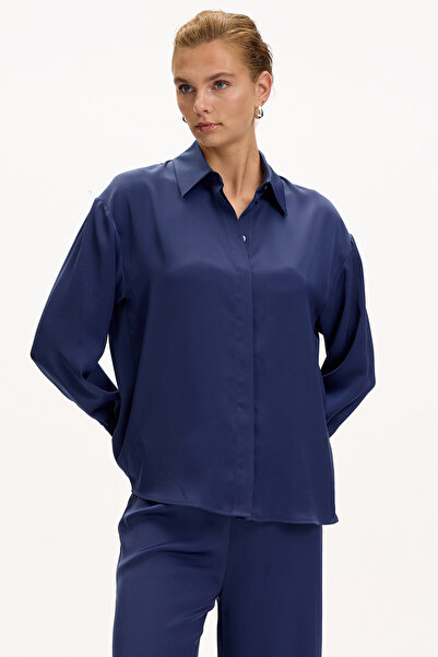 Exquise Long Sleeve Classic Collar Buttoned Regular Shirt