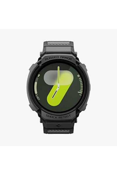 Spigen Galaxy Watch 8 (40mm) Kılıf & Kordon Kayış Rugged Armor Pro Matte Blac...