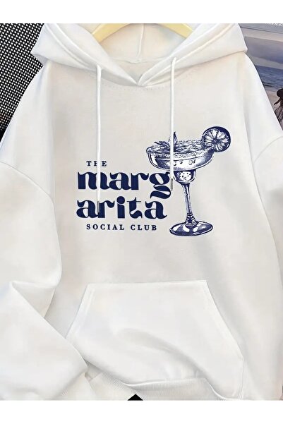 Touz Moda Мargarita Принтирана унисекс суитшърт с качулка