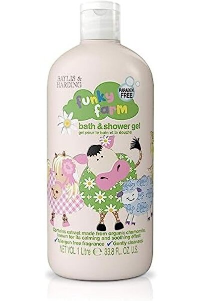 Baylis & Harding Funky Farm Kids Bath & Shower Gel, 1 Litre