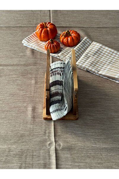 Meri Ev Gereçleri Akasya Footed Napkin Holder 19 cm