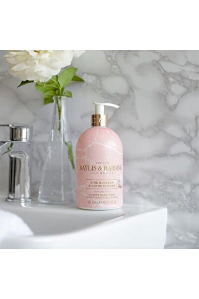 Baylis & Harding غسول اليدين برائحة زهر اللوتس الوردي، 500 مل