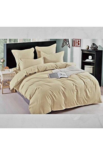 OEM Fine Cotton 6-Piece Bed Linen Set - Beige, brings elegance and comfort every night