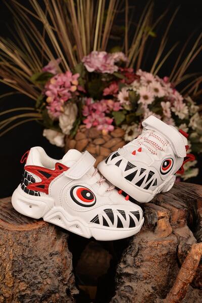 Cool Kids Children's Lighted Winter Waterproof Non-Slip Lightweight Poly Sole Comfortable Skin Leather Sports Shoes