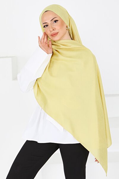 TOFİSA Етнічний монограмний шарф оливкового кольору - 27592