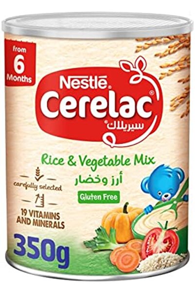 Cerelac Nestle Rice & Vegetable Baby Food Mix From 6 Months Box 350g