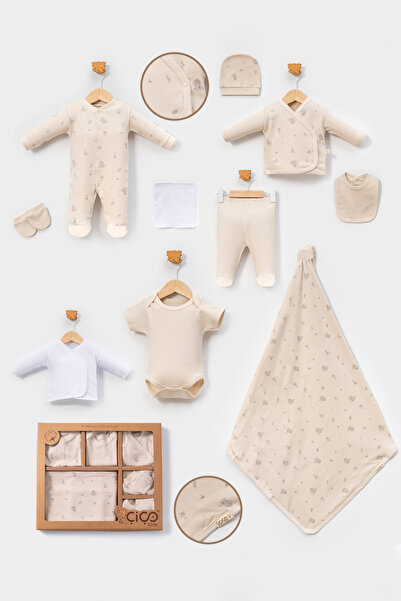 Belemir Kids Koala Printed 100% Cotton 10-Piece Newborn Hospital Discharge Set