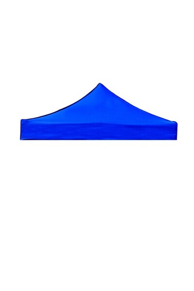 Flippy Gazebo Roof Awning Tarpaulin, 3 x 4.5 m, Waterproof, 700D Oxford Fabric Cover, Blue