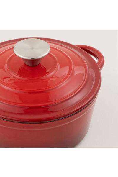 Alberto enameled cast iron dutch oven 20*25.5*8.5cm, red