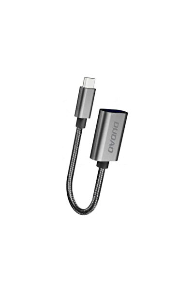 DUDAO OTG Adapter Cable USB Type-C Male to USB-A Female, L15T, 480 Mbps, Gray