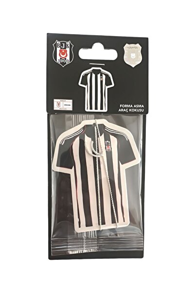 Beşiktaş Resmi Lisanslı Klasik Çubuklu Forma Asma Oto Kokusu