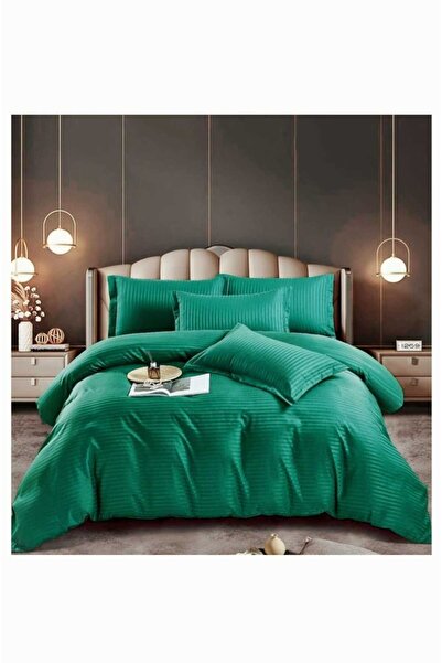 OEM 6-piece bedding set, Emerald Green, Fine Cotton