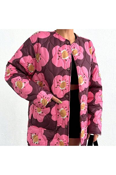 MİSS MİLLİON ÇİÇEK DESENLİ KADIN MONT