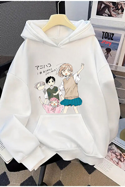 Touz Moda Anime Blu Box Unisex Oversize Hooded Sweatshirt Hoodie