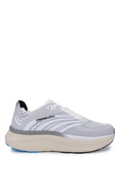 FESSURA أحذية رياضية وأحذية رياضية بيضاء من القماش للجنسين