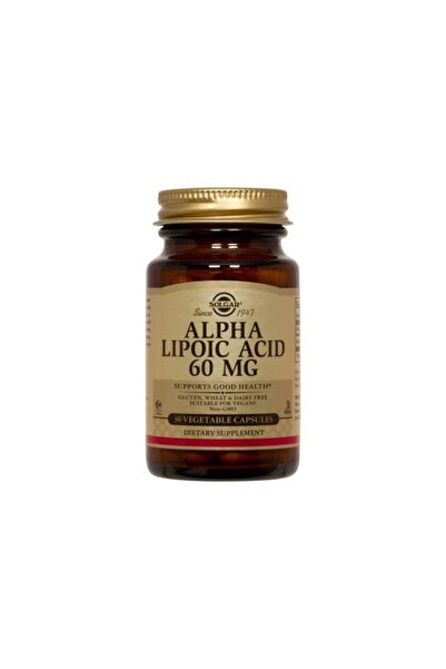 Solgar Alpha Lipoic Acid 60 Mg 30 Kapsül