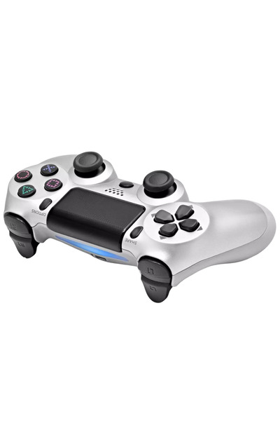 TEKMAKG Kablosuz Bluetooth Gamepad – PS4, Mi Box, Telefon, Tablet, PC Uyumlu Oyun Kolu - SILVER