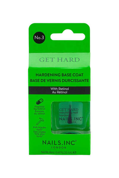 Nails Inc طلاء أظافر جيت هارد من نيلز إنك (طبقة أساسية صلبة)