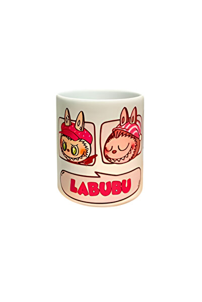 Dağtaş Kırtasiye Labubu Mug Cup Labubu Patterned Porcelain Mug