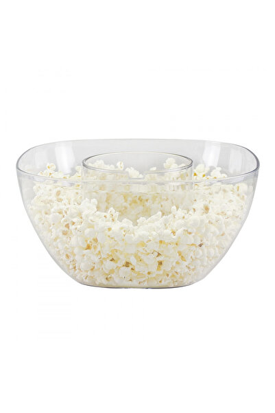 BEPER P101CUD052 Hot Air Popcorn Machine, 1200W, Up to 80 g corn, Built-in bowl, Red