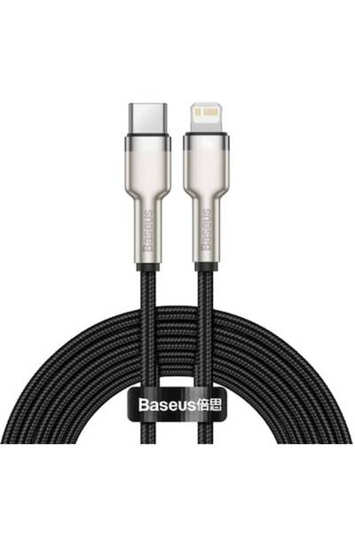 Baseus Charging and data transfer cable, USB Type-C to Lightning, Cafule Series Metal, 20W, 480 Mbps, 2.4A,
