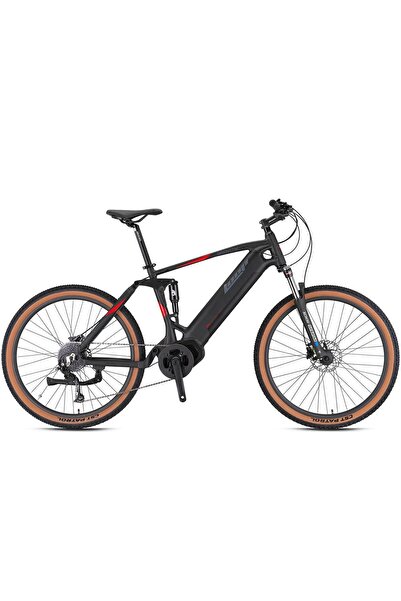 Loop 29J GRAVITY 10V ELEKTRİKLİ DAĞ BİSİKLETİ - MAT SİYAH KIRMIZI - 47 KADRO