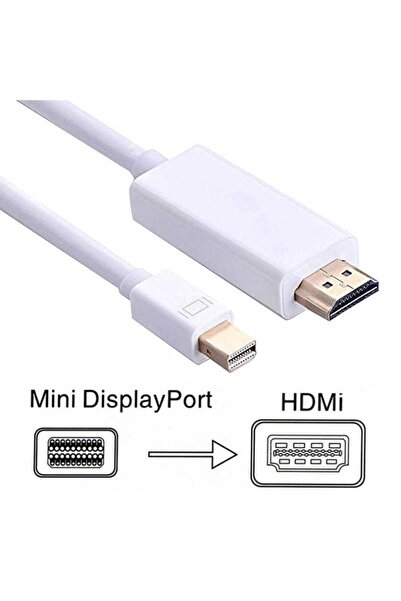 Koodmax 3 Metre Mini Displayport To Hdmi Kablo Thunderbolt Macbook Tv Bağlantı