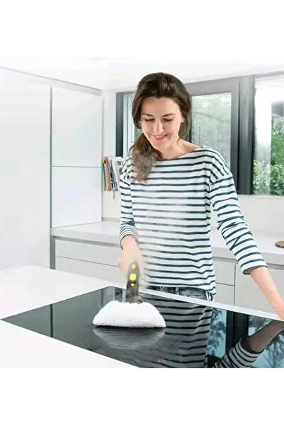 Marketto Karcher Buharlı Temizlik Makinesi SC Easyfix Serisi Uyumlu 5 ADET El Aparatı Mop Bezi