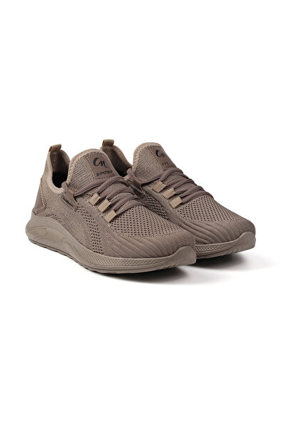 KAJILA Erkek Bej Sneaker Spor Ayakkabı Rahat Hafif Günlük