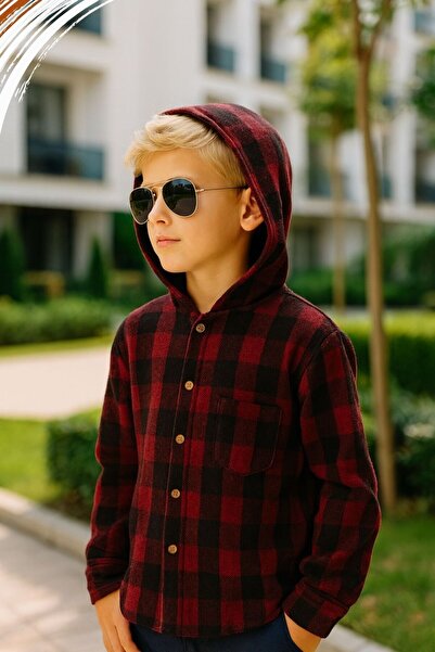 Nex Moda Kapüşonlu Oduncu Gömlek