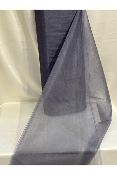 GÜRLEK TEKSTİL Antrasit Araba Süs, Bohça Süs, Nişan Bohça Süs, Kapı Süsü Tülü, Doğum Günü Tülü 100x300cm,