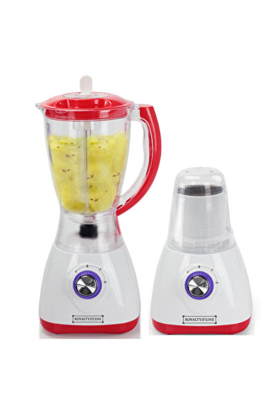 Royalty Line Blender with grinder RL-SM-400P.2L, 500W, 1.5 liters, 2 speeds+Pulse, Ice crushing, Red
