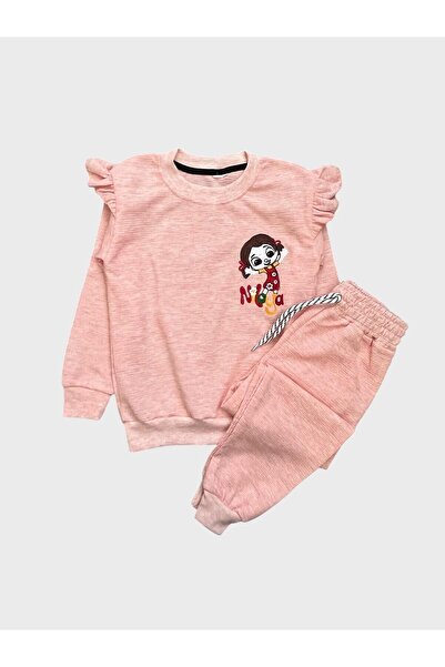 Pajama Shop Set de trening de iarnă pentru fetiță, din bumbac, din țesătură w...