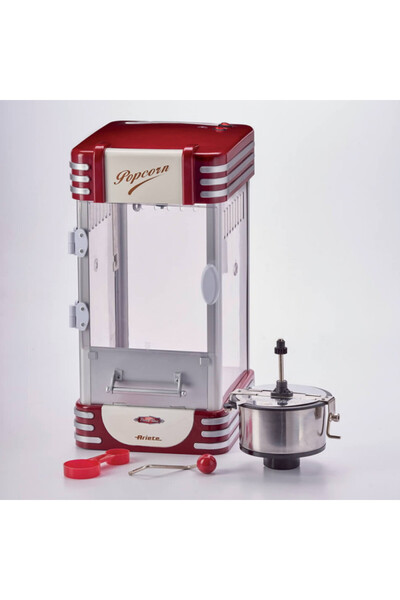 ARIETE Popcorn maker XXL PARTY TIME 2953/00, 310W, 2.4 l, 700 g, Oil cooking function, Red