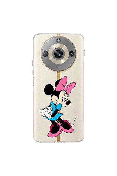 PrintiFy Realme 11 Pro İle Uyumlu Minnie Mouse 7 Baskılı Kamera Korumalı Şeff...
