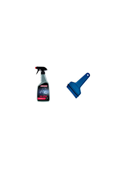 Liquitech Set solutie dezghetat parbriz 750ML + racleta dezapezit