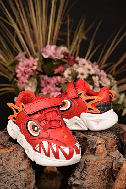 Cool Kids Children's Lighted Winter Waterproof Non-Slip Lightweight Poly Sole Comfortable Skin Leather Sports Shoes