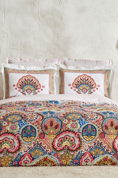 Karaca Home Admira 100% Cotton Double Duvet Cover Set Salmon
