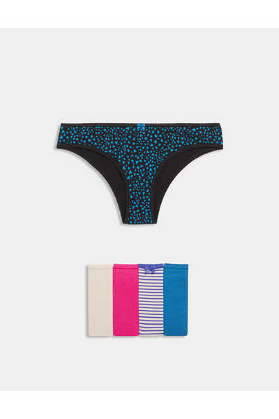 Marks & Spencer 5'li Cotton Lycra® Brazilian Külot Seti