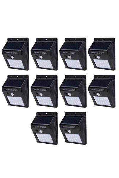 FOXMAG24 Set de 10 lămpi solare, FOXMAG24, 30 LED-uri, senzor de mișcare, 0,55W