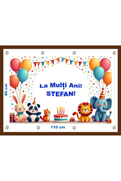 OEM Banner "La Multi Ani" 80x110 cm