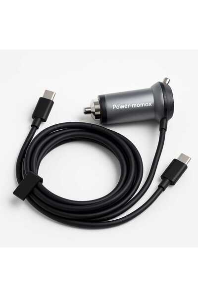 OEM Car Charger, Dual Port/USB-C, PD 3.0, 38W, Aluminum, FAST CHARGING, Includes Type-C Cable