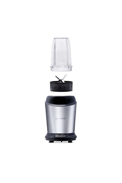 Alpina Nutri Blender, 4 blades, 1200 W, 1 l container, BPA free, Inox/Black